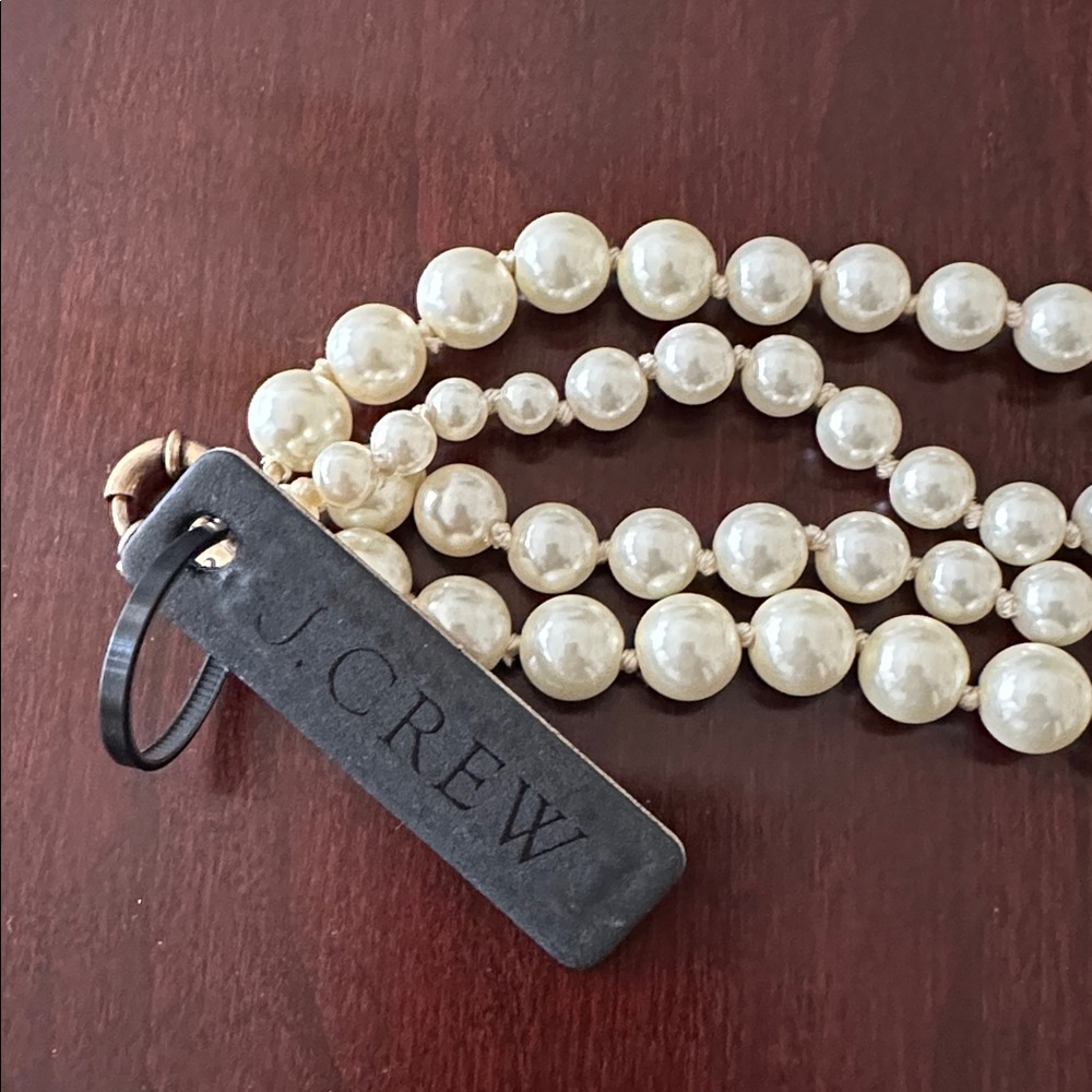 NWT Multi-strand J.Crew Pearl Bracelet - Picture 2 of 3